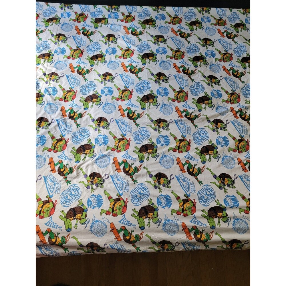 Nickelodeon Teenage Mutant Ninja Turtle Mutant Mayhem 2023 Twin Flat Sheet